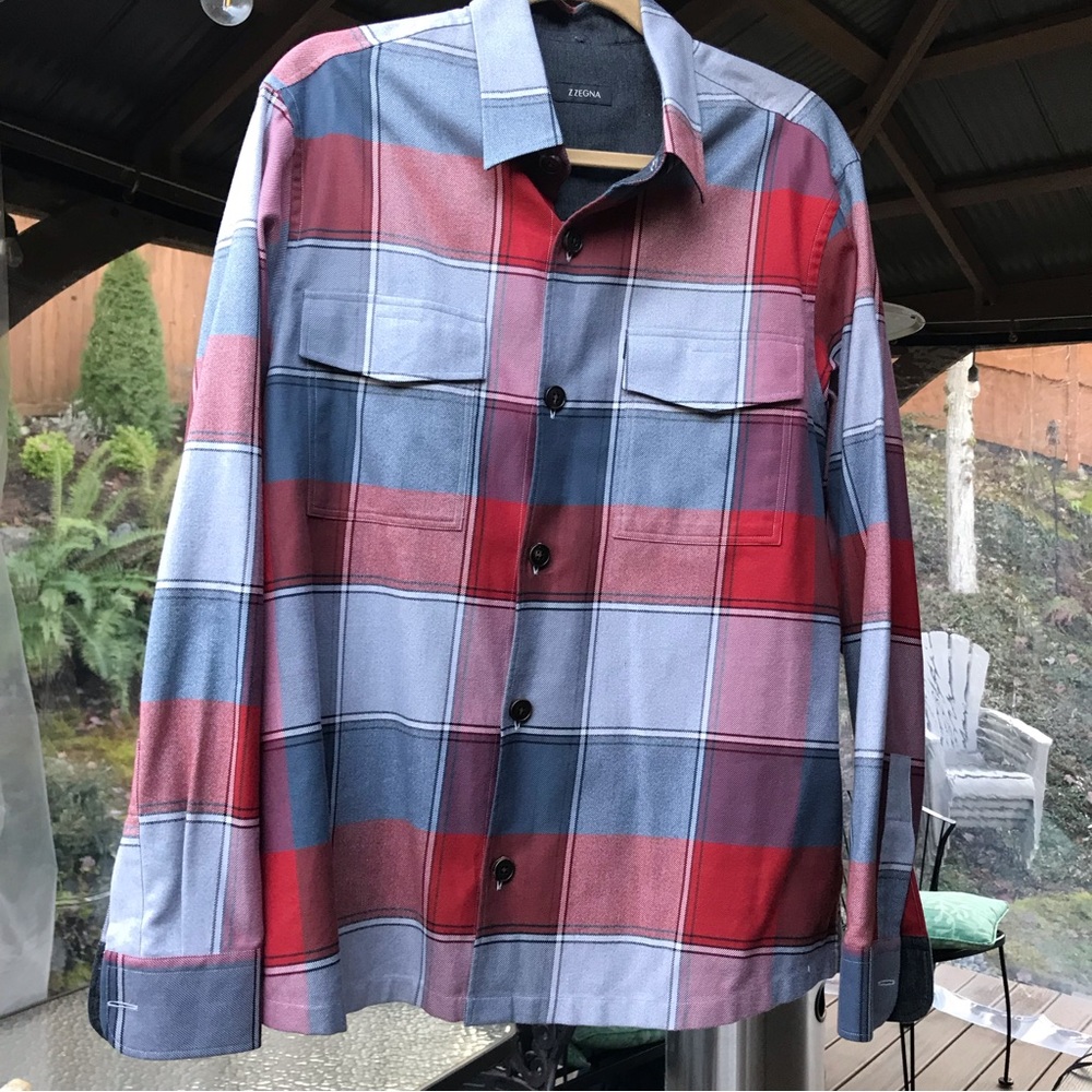 Z ZEGNA Flannel Sport Shirt